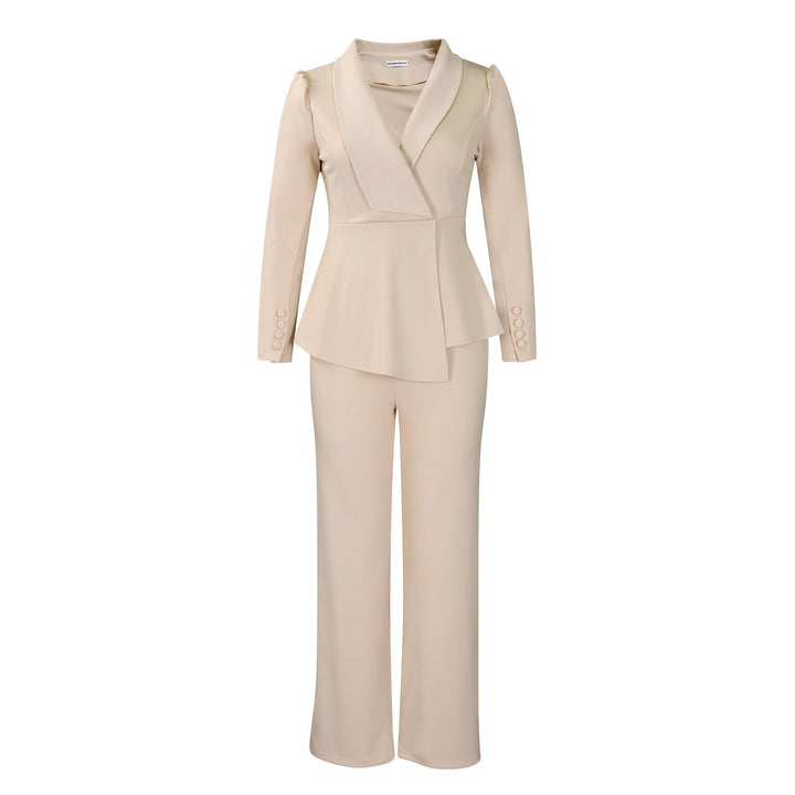 Damen Elegantes Blazer-Hosen-Set