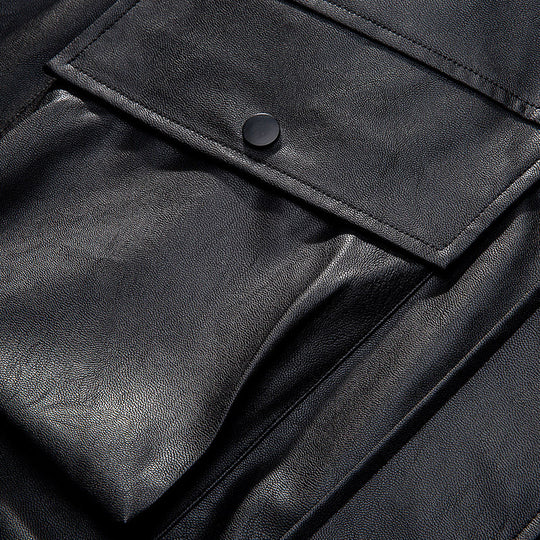 Herren leichte Overshirt-Fieldjacke aus Baumwoll-Canvas mit Pattentaschen und verdeckter Reißverschlussleiste Nord Taschen