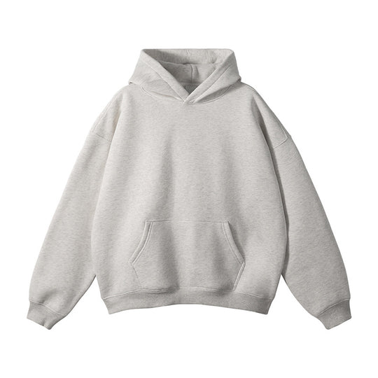 Unisex Schlichter Oversize-Kapuzenpullover mit Soft-Fleece-Innenseite und tiefer Raglannaht Nord Taschen