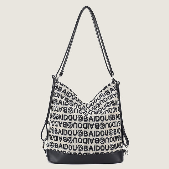 Damen Hobo-Tasche mit innovativem Logo-Design und praktischen Innenfächern Nord Taschen