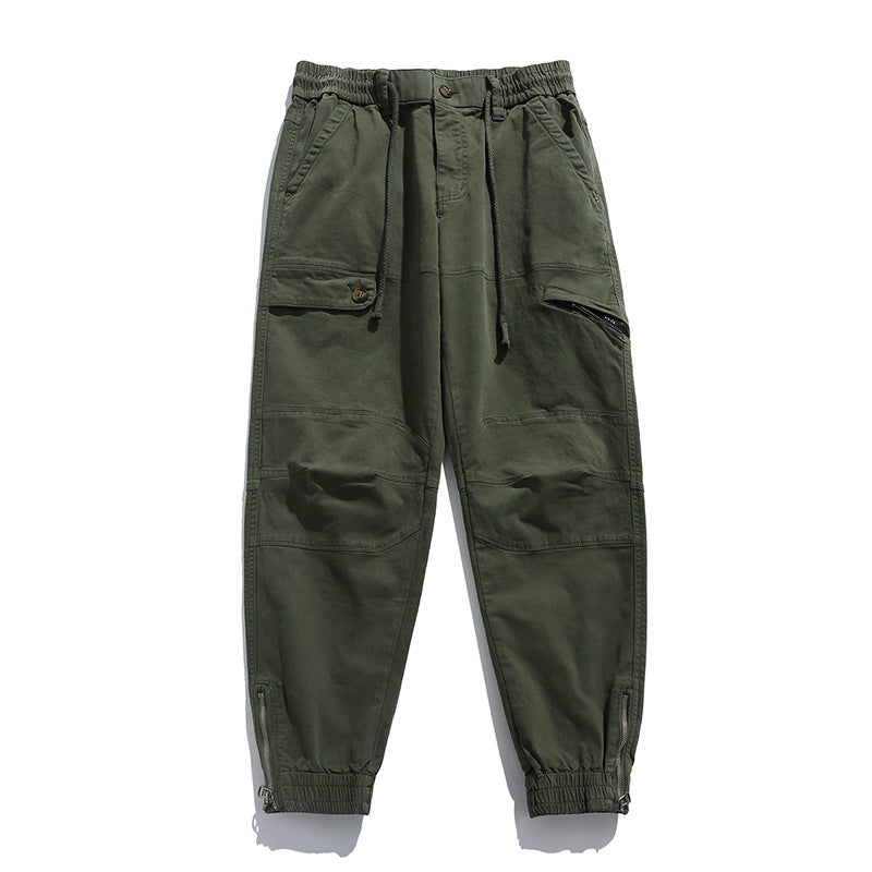 Herren Cargo-Joggerhose im Utility‑Stil mit ergonomischen Kniepaneelen und Reißverschluss‑Knöchel Nord Taschen