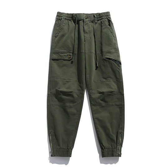 Herren Cargo-Joggerhose im Utility‑Stil mit ergonomischen Kniepaneelen und Reißverschluss‑Knöchel Nord Taschen