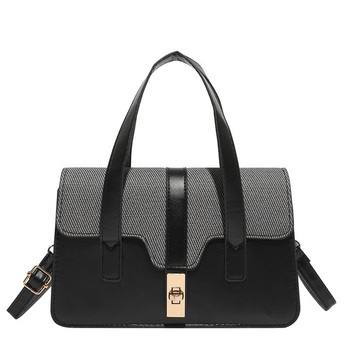 Damen elegante Handtasche mit verspiegeltem Verschluss Nord Taschen