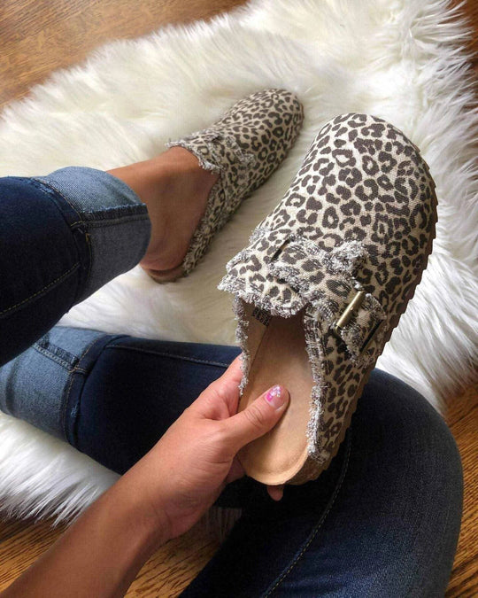 Damen Clogs mit lässigem Camouflage-Design und weichem Fußbett
