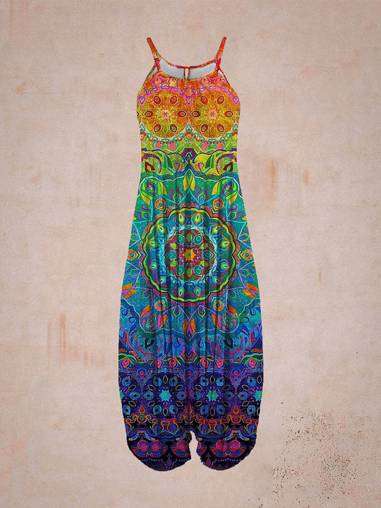 Damen Jumpsuit mit astrologischem Print Nord Taschen