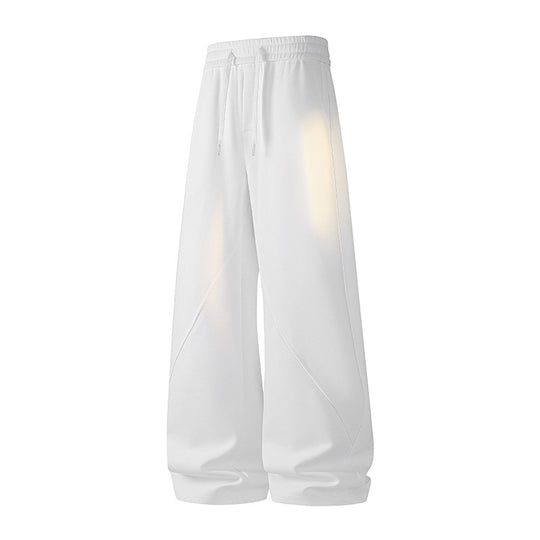 Damen Weite Lounge-Jogginghose mit hohem Bund, Tunnelzug & dekorativen Teilungsnähten Nord Taschen