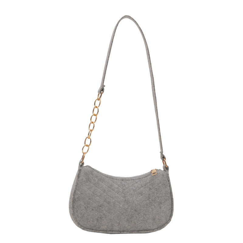 Damen Schultertasche mit elegantem geflochtenem Design Nord Taschen