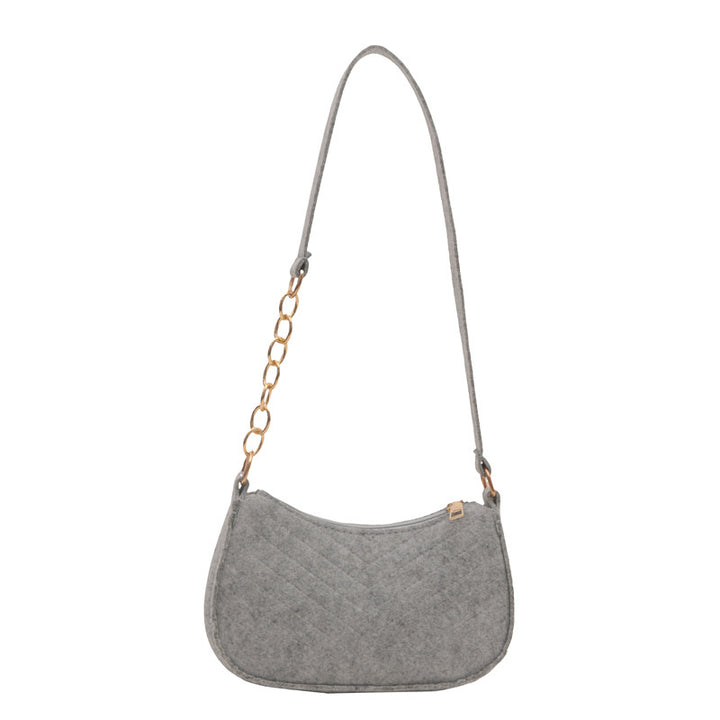 Damen Schultertasche mit elegantem geflochtenem Design Nord Taschen