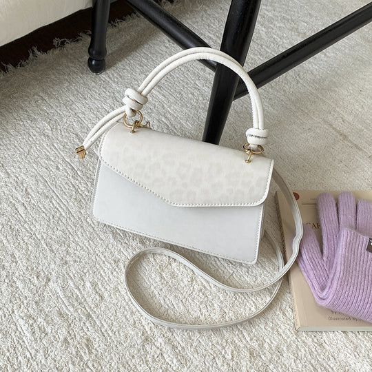 Damen Hobo-Tasche mit wildem Leopardenmuster und elegantem Knotenverschluss Nord Taschen