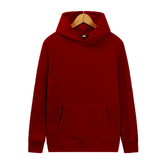 Unisex nan minimalistischer Kapuzenpullover ohne Reißverschluss mit innen angerautem French-Terry und integrierter Kängurutasche Nord Taschen