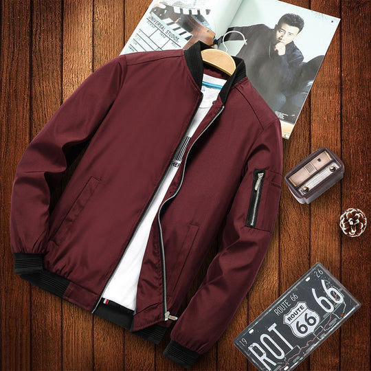 Herren Sportliche Bomberjacke Nord Taschen 1787797412