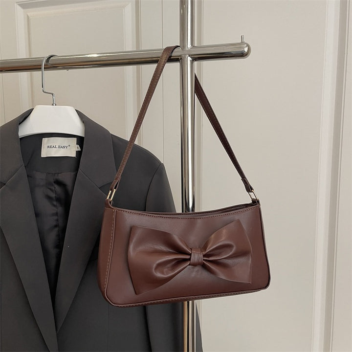 Damen elegante Handtasche mit Schleifenakzent Nord Taschen