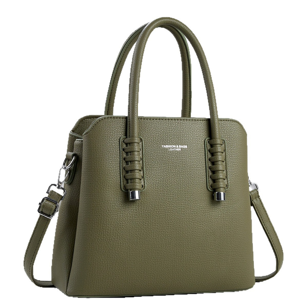 Damen Handtasche mit strukturiertem Kunstleder und abnehmbarem Schulterriemen Nord Taschen