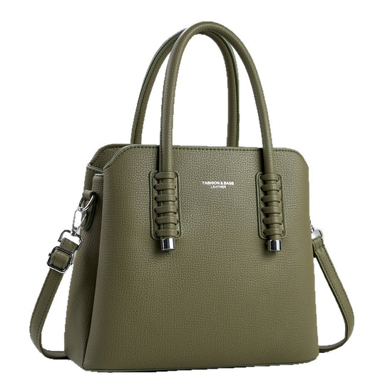 Damen Handtasche mit strukturiertem Kunstleder und abnehmbarem Schulterriemen Nord Taschen