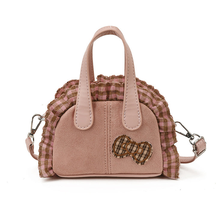 Damen Mini Hobo-Tasche mit verspieltem Rüschendesign Nord Taschen