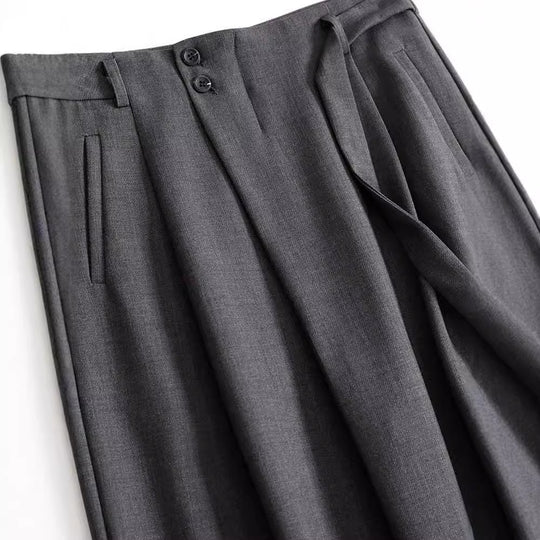Damen Elegante und bequeme High-Waist-Hose Nord Taschen