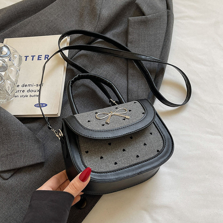 Damen Umhängetasche mit verspieltem Schleifendetail Nord Taschen