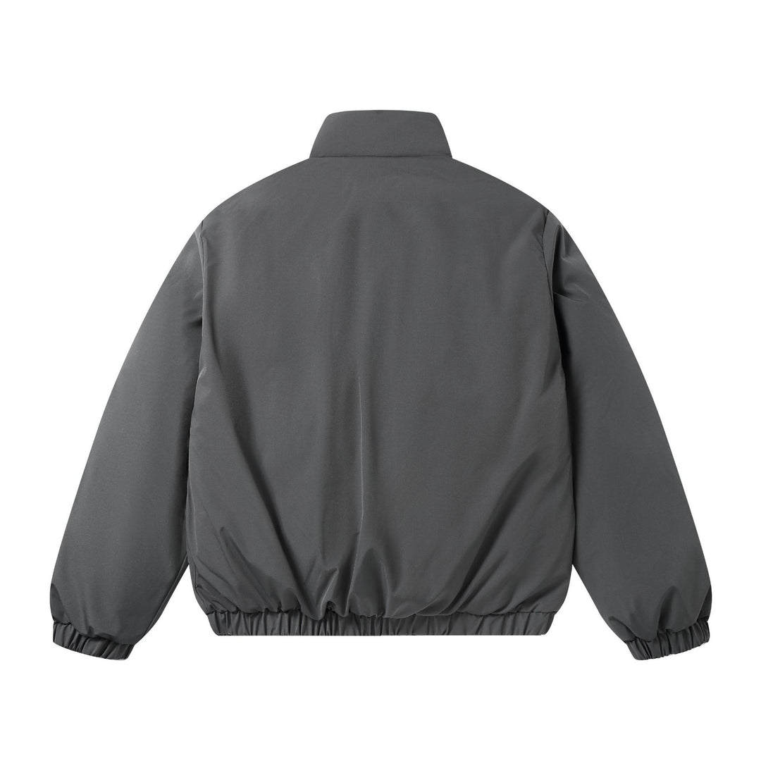 Herren Kurz geschnittene zweifarbige Utility-Transition-Jacke mit hohem Stehkragen und großen Fronttaschen Nord Taschen