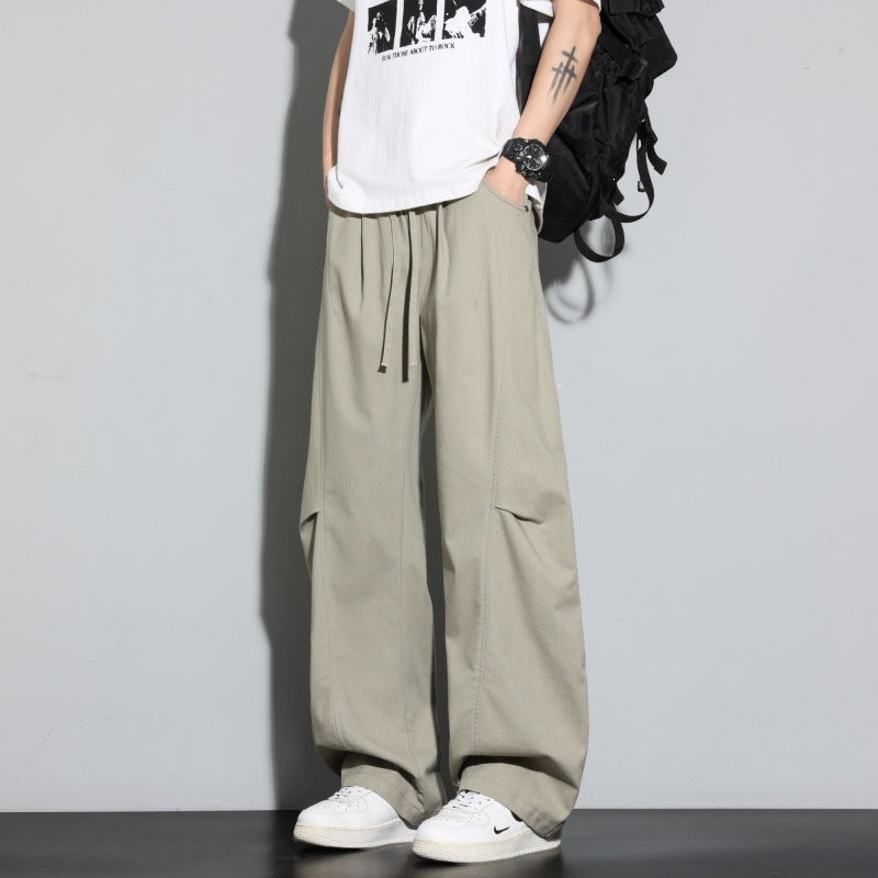 Damen Weite Lagen-Loungehose mit Cargo-Details & elastischem Tunnelzug Nord Taschen