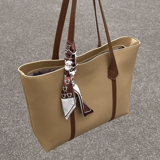 Damen Shopper-Tasche aus hochwertigem Kunstleder mit praktischen Fächern Nord Taschen
