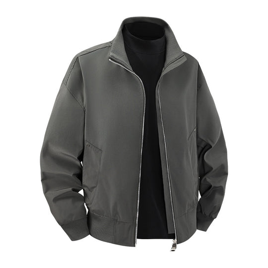 Herren Modische Übergangsjacke mit hohem Stehkragen Nord Taschen