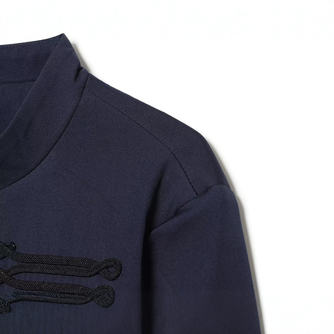 Damen Cropped-Blouson im militärischen Stil mit Zierkordeln und Stehkragen Nord Taschen