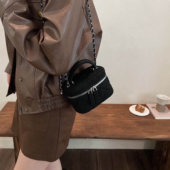 Damen gesteppte Handtasche mit abnehmbarem Schulterriemen Nord Taschen