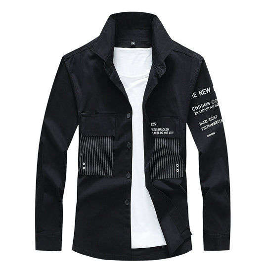 Herren Moderne Utility-Hemdjacke Nord Taschen