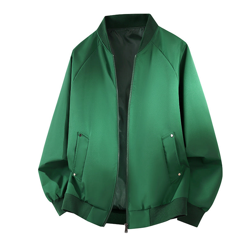 Herren Leichte Outdoor‑Bomberjacke im Clean‑Look mit Raglanärmeln, verdecktem Zwei‑Wege‑Reißverschluss & praktischen Pattentaschen Nord Taschen