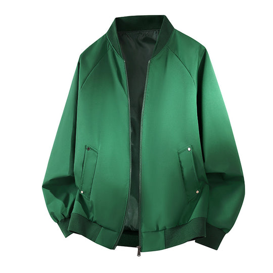 Herren Leichte Outdoor‑Bomberjacke im Clean‑Look mit Raglanärmeln, verdecktem Zwei‑Wege‑Reißverschluss & praktischen Pattentaschen Nord Taschen