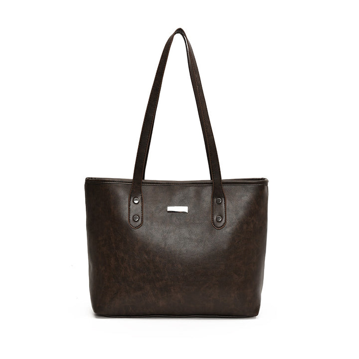 Damen elegante Tragetasche mit hochwertigen Kunstlederdetails Nord Taschen