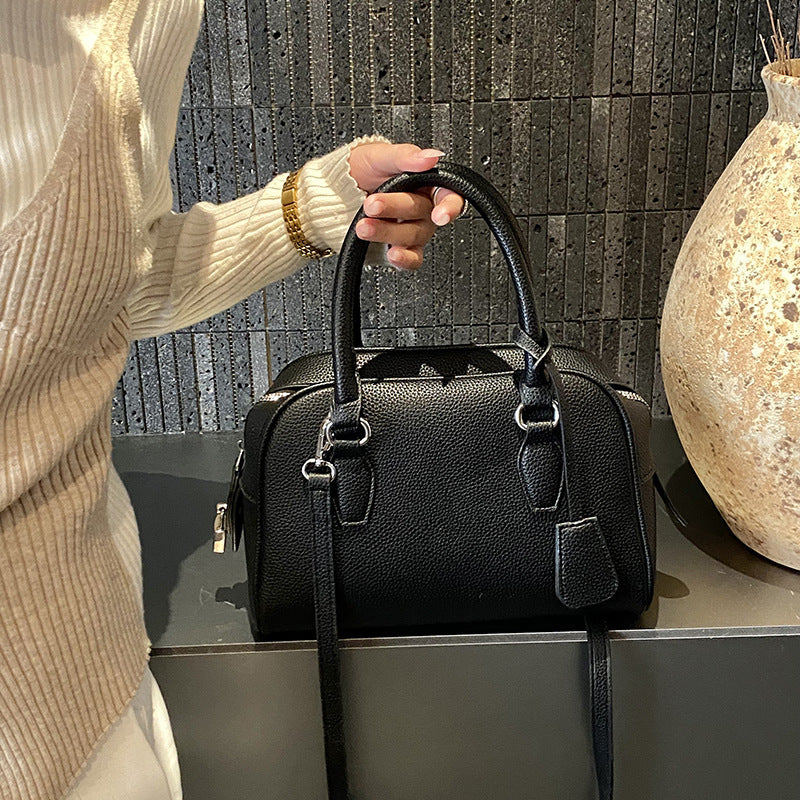 Damen elegante Handtasche mit strukturierter Oberfläche und abnehmbarem Schulterriemen Nord Taschen