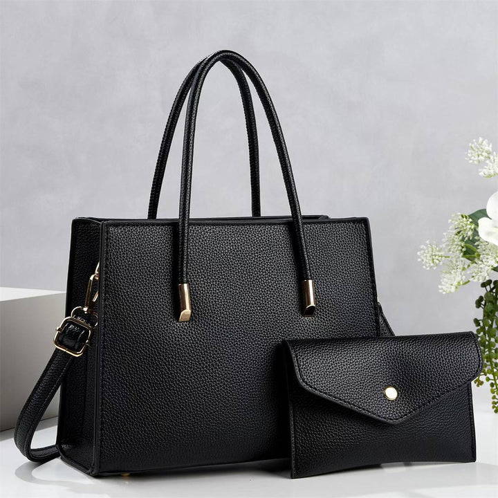Damen elegante Handtasche mit herausnehmbarem Geldbeutel Nord Taschen