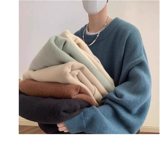 Damen Bequemer Oversize-Pullover Nord Taschen
