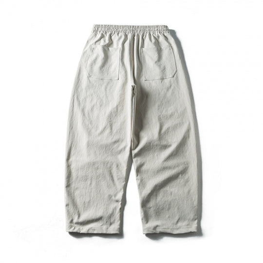Unisex Weite Cropped-Hose mit Tunnelzug, elastischem Bund und markanten Nahtpaneelen Nord Taschen