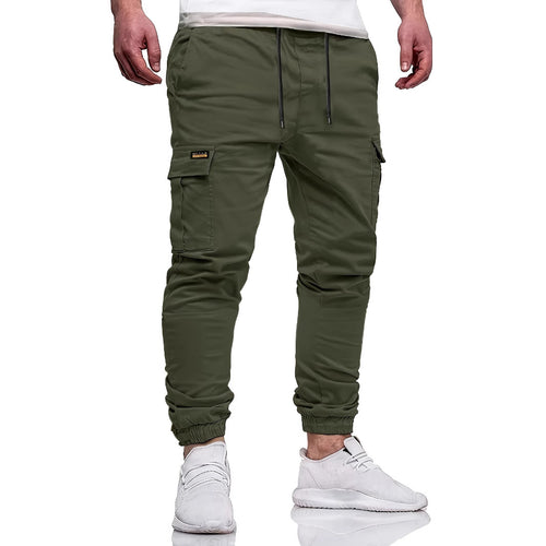 Herren Tapered Cargojogginghose mit Tunnelzug, Knöchelabschluss & Mehrfachtaschen Nord Taschen