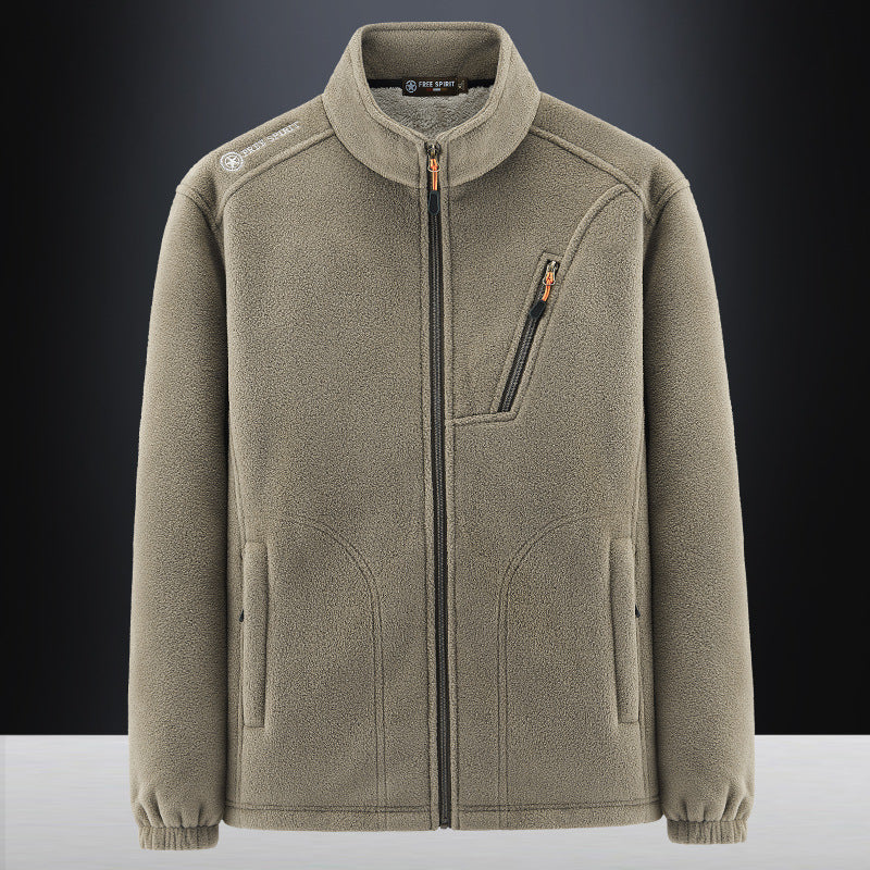 Herren Fleecejacke mit hoher Wärmeisolierung Nord Taschen
