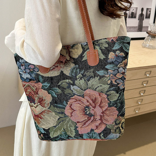 Damen florale Shopper-Tasche Nord Taschen
