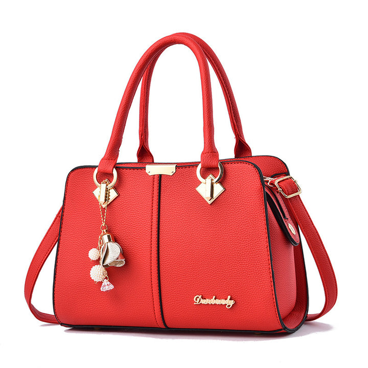 Damen elegante Handtasche mit charmanten Anhängern Nord Taschen