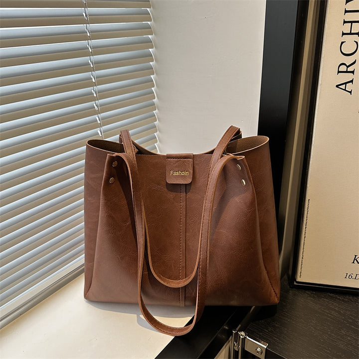 Damen elegante Schultertasche aus hochwertigem Kunstleder Nord Taschen
