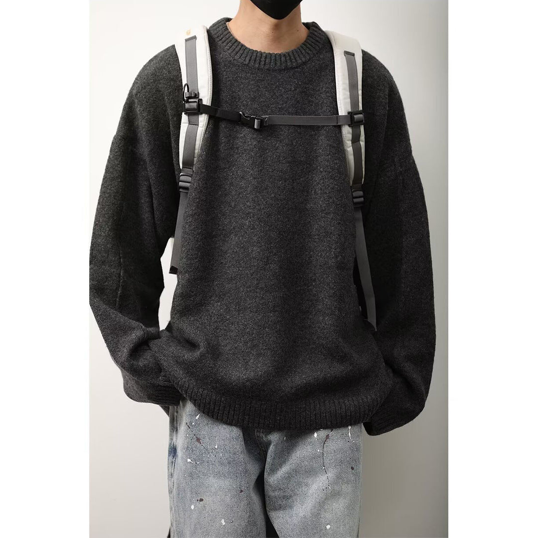 Herren Lockerer Strickpullover Nord Taschen