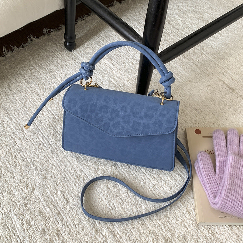 Damen Hobo-Tasche mit wildem Leopardenmuster und elegantem Knotenverschluss Nord Taschen