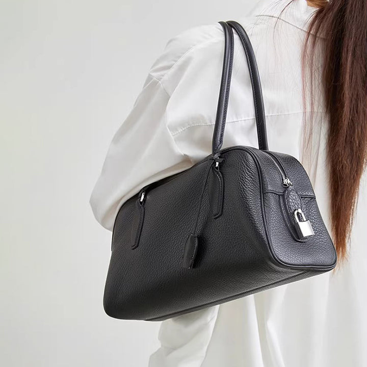 Damen modische Handtasche aus hochwertigem Leder mit Komfortgriffen Nord Taschen