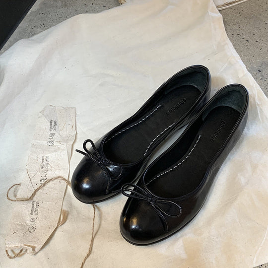 Damen Ballerinas mit zartem Schleifen-Detail und komfortablem Fußbett - Arvani