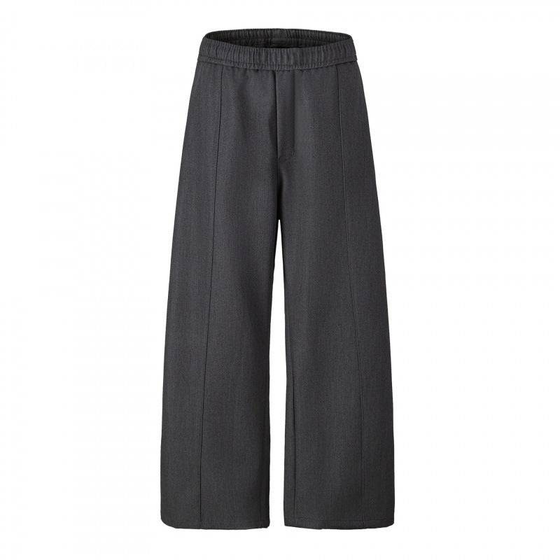 Damen Elegante Culotte-Hose mit weitem Bein, Bügelfalte und elastischem Komfortbund Nord Taschen