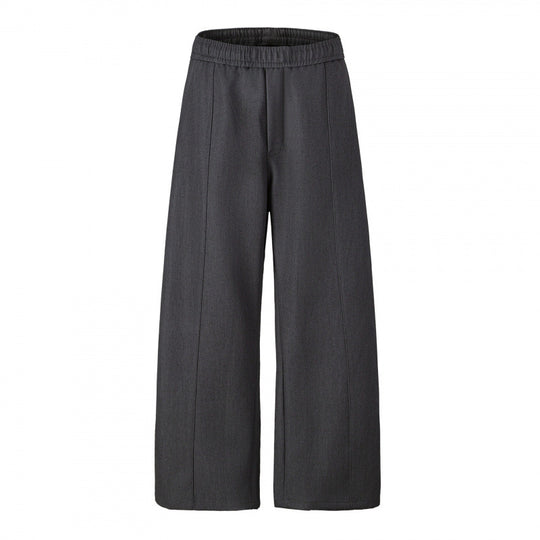 Damen Elegante Culotte-Hose mit weitem Bein, Bügelfalte und elastischem Komfortbund Nord Taschen