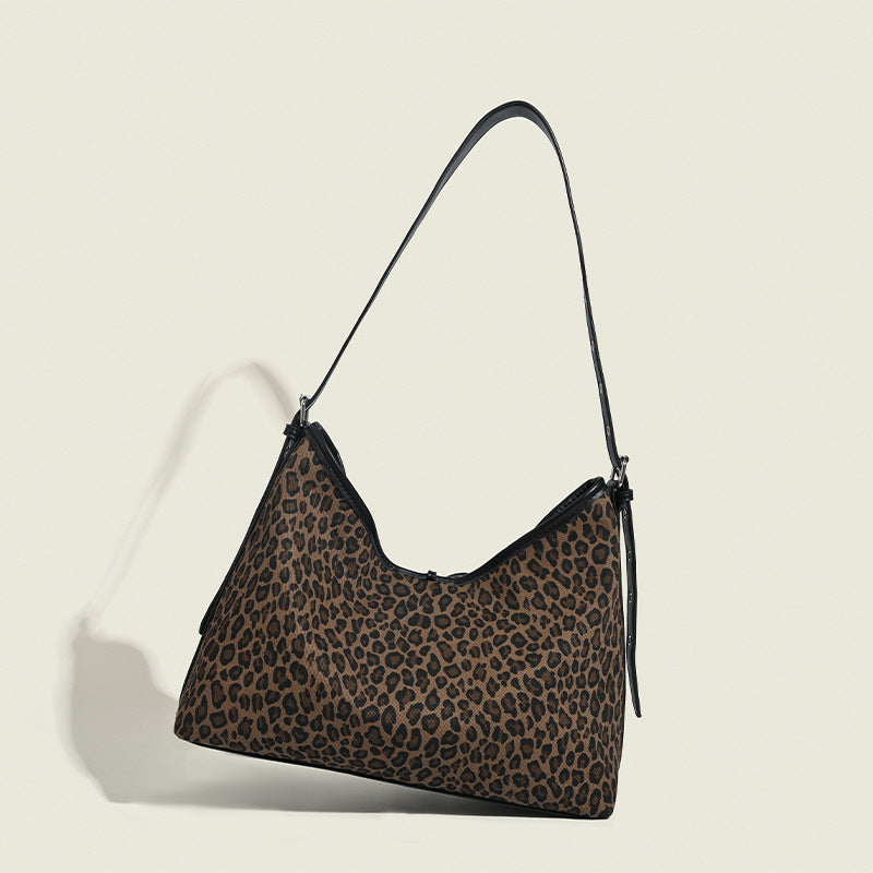 Damen Hobo-Tasche mit tierischem Muster und eleganter Kordelzugverzierung Nord Taschen