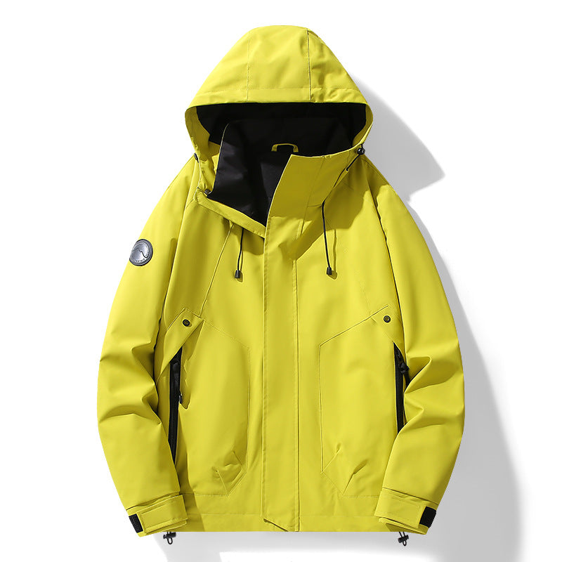 Herren Multifunktionale Softshell-Parka mit verstellbarer Kapuze, wind- und wasserabweisender Membran Nord Taschen