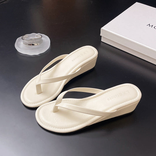 Damen eleganter Wedgesandalen mit schimmerndem Design - Arvani