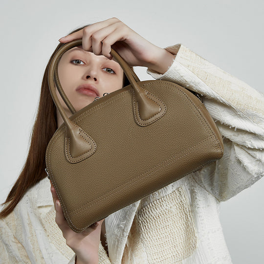 Damen Bolso aus hochwertigem Leder mit abnehmbaren Schulterriemen Nord Taschen